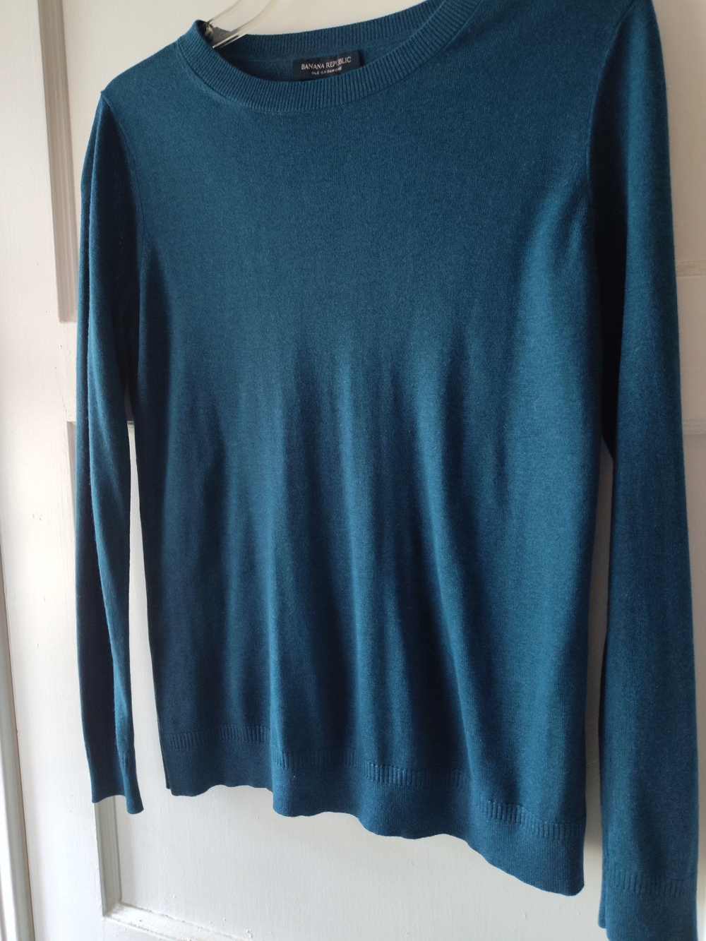 Banana Republic Teal Crewneck Lightweight Sweater